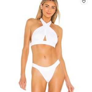 Revolve x Norma Kamala Cross Halter Bikini Set